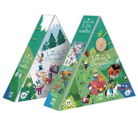 Noutati si reduceri - Puzzle reversibil Haideti la munte!, Londji