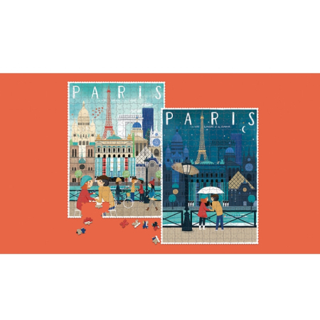 Puzzle reversibil Paris - orasul luminilor, Londji [2]