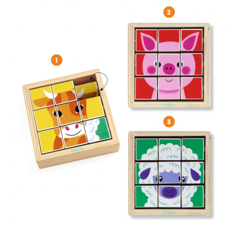 Puzzle rotativ Animoroll, Djeco [6]