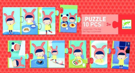 Puzzle trio Activitati de peste zi, Djeco [0]