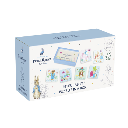 Noutati si reduceri - Puzzle-uri Peter Rabbitu2122 in cutie lemn, Orange Tree Toys