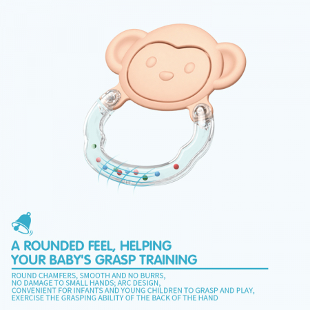 Set 13 piese jucarii zornaitoare pentru bebelusi, jucarii pentru dentitie, cutie de transport in forma de balena, 0 luni, Edujucarii - Ibi-irn [8]