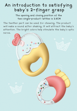 Set 13 piese jucarii zornaitoare pentru bebelusi, jucarii pentru dentitie, cutie de transport in forma de balena, 0 luni, Edujucarii - Ibi-irn [9]