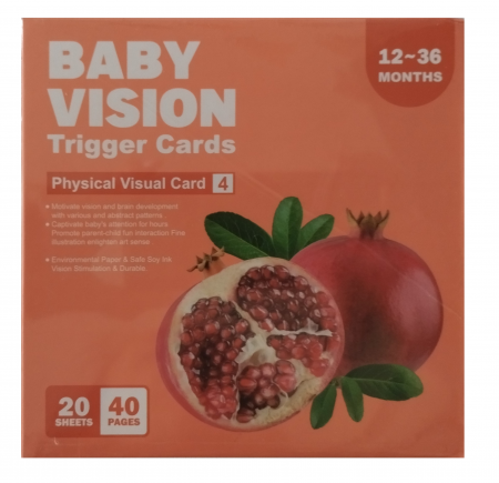 Set 20 carduri stimulare vizuala bebe, Color interactive, 12 – 36 luni, EduJucarii [1]