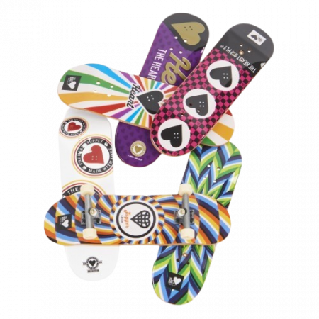 Set 6 mini placi skateboard, Tech Deck, Sk8Shop Bonus Pack, The Heart Supply,  6 ani+ [3]