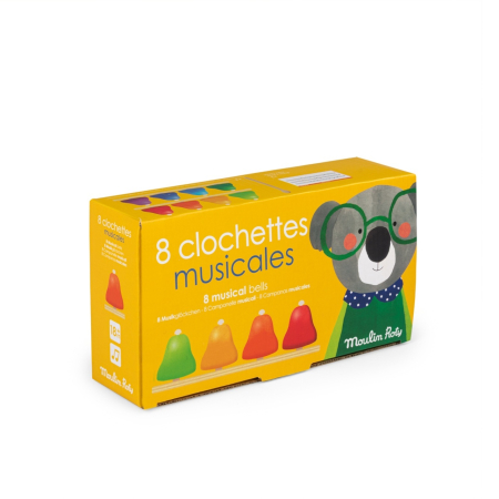 Noutati si reduceri - Set 8 clopotei muzicali, Moulin Roty