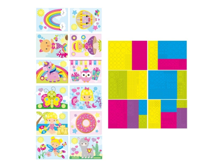Set abtibilduri pe culori si forme, Grafix, Unicorn [1]