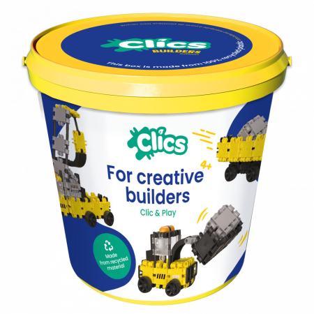 Noutati si reduceri - Set Clics de construit vehicule de constructie 5 in 1