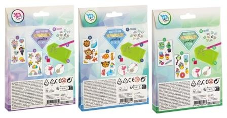 Set creativ, Creeaza propriile abtibilduri cu strasuri, Diamond paint stickers, Grafix(albastru) albastru [2]