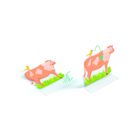 Set creativ de stickere reutilizabile Ferma, Djeco [3]