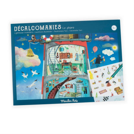 Noutati si reduceri - Set creativ de transfer Farul, Moulin Roty