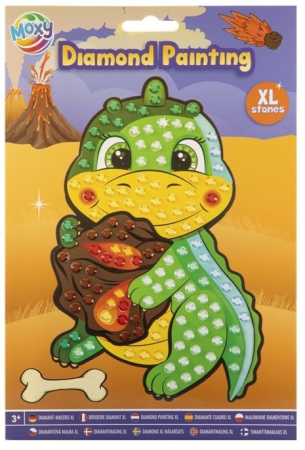 Noutati si reduceri - Set creativ diamond painting cu strasuri mari, A5(Dinozaur) Dinozaur
