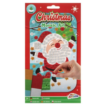 Noutati si reduceri - Set creativ, Mozaic cu tematica Craciun, A5, Mos Craciun