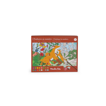Set creativ Picteaza cu numere Gradina, Moulin Roty [1]