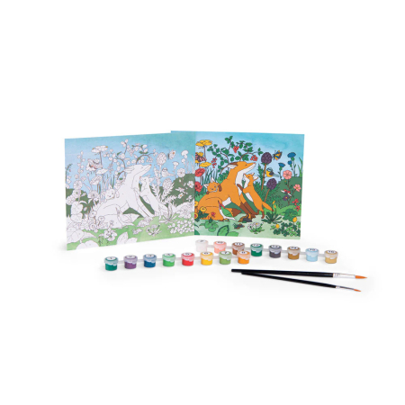 Set creativ Picteaza cu numere Gradina, Moulin Roty [2]