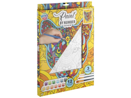 Noutati si reduceri - Set creativ, Picteaza pe numere, Canvas Pantera