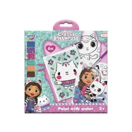 Noutati si reduceri - Set creativ pictura cu apa, Gabby's Dollhouse