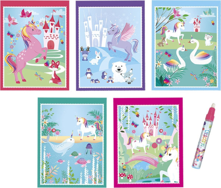 Set creativ pictura magica cu apa, unicorni [2]