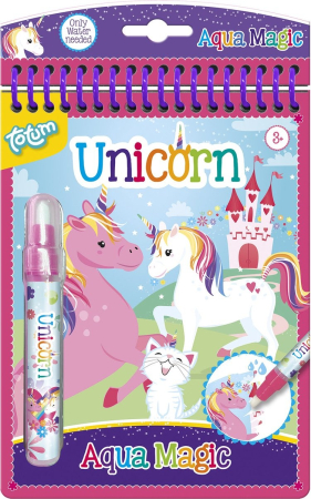 Noutati si reduceri - Set creativ pictura magica cu apa, unicorni