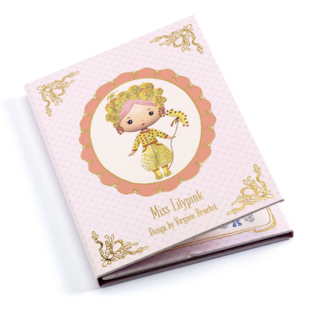Set cu abtibilduri repozitionabile Miss Lilypink, Djeco [1]