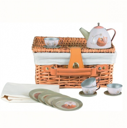 Noutati si reduceri - Set de ceai in cos picnic Padurea, Egmont Toys