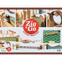 Set de constructie trasee Zig & Go Big Boom 48 piese, Djeco [3]