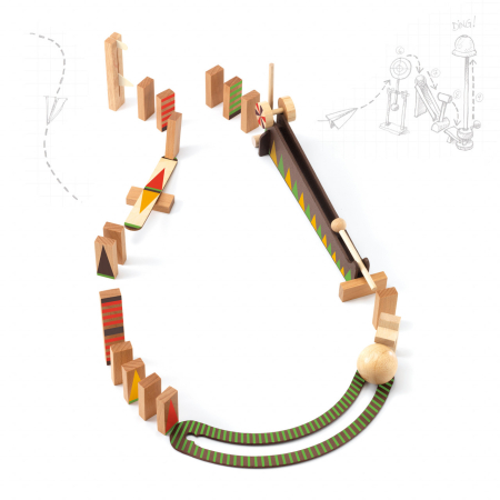 Set de constructie trasee Zig & Go Bila cea mai mare 27 piese, Djeco [5]