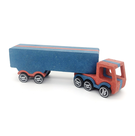 Noutati si reduceri - Set de constructie vehicul Tir transport marfa Remy, Croc toys