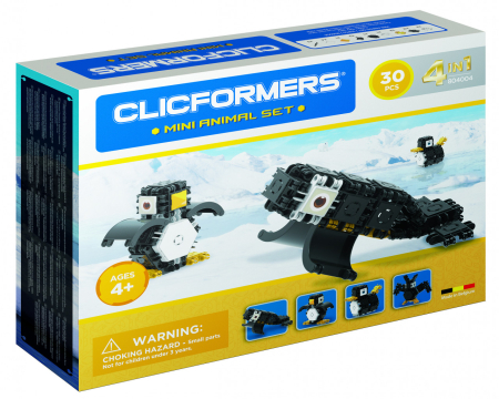 Noutati si reduceri - Set de construit Clicformers- Mini Animal Set 30 piese