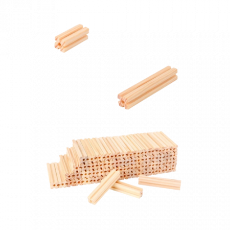 Set de construit din lemn, Casa, castel, 128 piese, 3 ani [2]