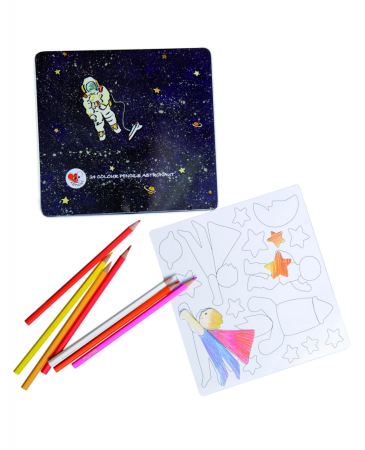 Noutati si reduceri - Set de desen cu piese magnetice, Astronaut, Egmont Toys