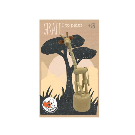 Noutati si reduceri - Set de pictat girafa din lemn, Egmont Toys