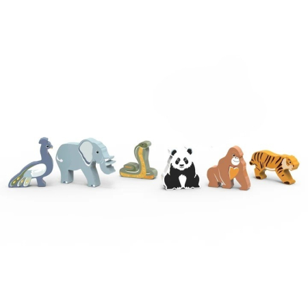 Set educativ cu animale din Asia, Speedy Monkey [1]