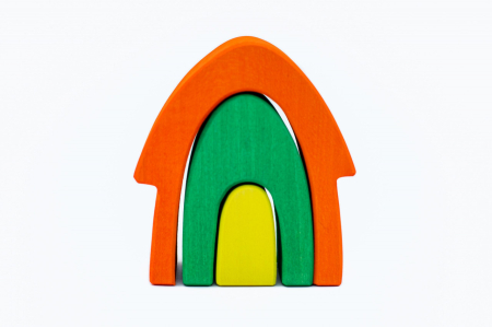 Noutati si reduceri - Set handmade Marc toys, Casuta din povesti Portocaliu