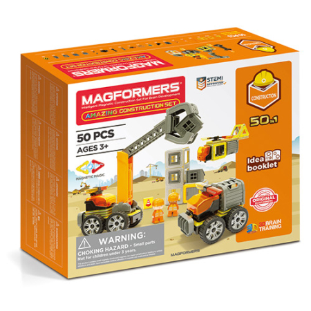Noutati si reduceri - Set magnetic Magformers, Uimitorul set de construit pe santier