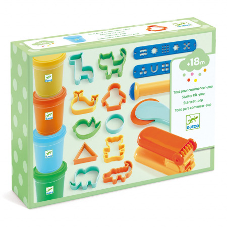 Set modelaj cu plastilina Culori pop, Djeco [0]