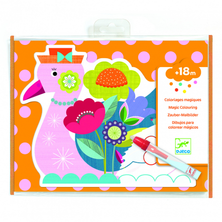 De Bebe - Set pictura cu apa Animalo-Len, Djeco