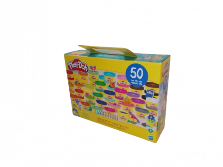 Set plastelina Play-Doh, 50 cutii, 28 grame fiecare, 23 culori, non-toxic, multicolor [2]