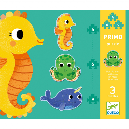 Set puzzle-uri evolutive In ocean, Djeco [2]
