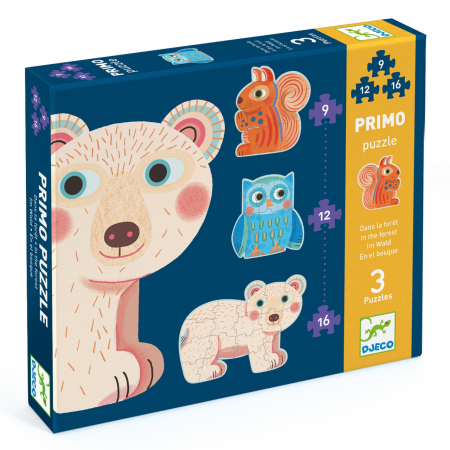 Set Puzzle-uri evolutive In padure, Djeco [1]