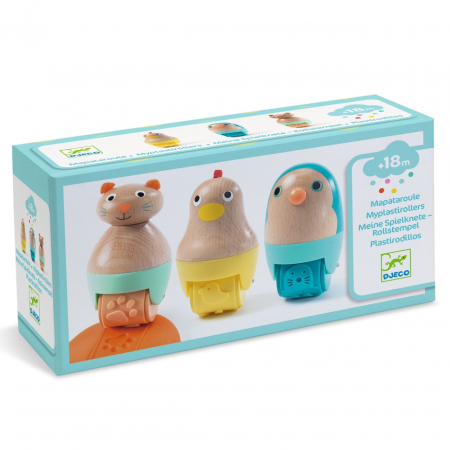 De Bebe - Set role de modelat Myplastirollers, Djeco