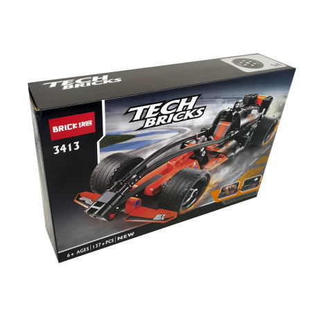 Set Tehnic Constructie, Model 3413, Masina de curse, 137 piese - Decool [0]