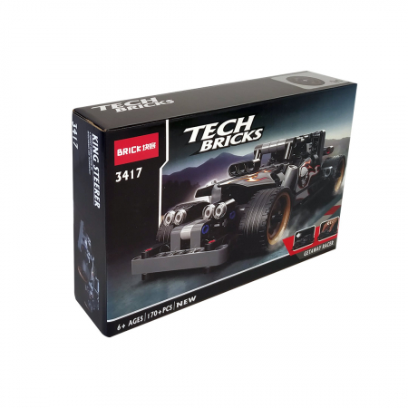 Set Tehnic Constructie, Model 3417, Masina de curse, 170 piese - Decoo [3]