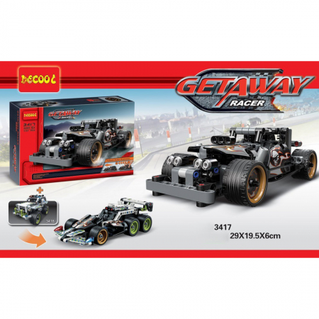 Set Tehnic Constructie, Model 3417, Masina de curse, 170 piese - Decoo [0]