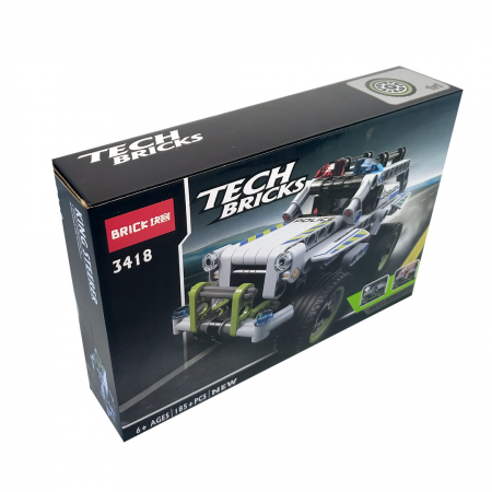 Set Tehnic Constructie, Model 3418, Masina de curse, 185 piese - Decool [3]
