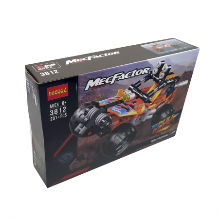 Set Tehnic Constructie, Model 3812, Masina de teren, 201 piese - Decool [3]