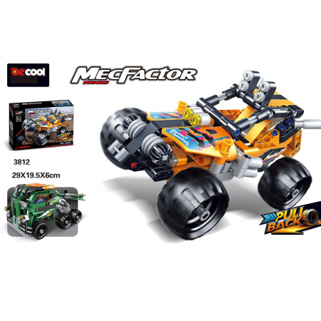 Set Tehnic Constructie, Model 3812, Masina de teren, 201 piese - Decool [0]