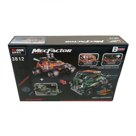 Set Tehnic Constructie, Model 3812, Masina de teren, 201 piese - Decool [2]