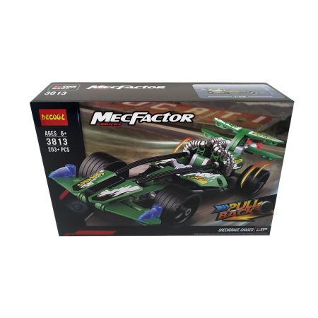 Set Tehnic Constructie, Model 3813, Masina de curse, 303 piese - Decool [1]