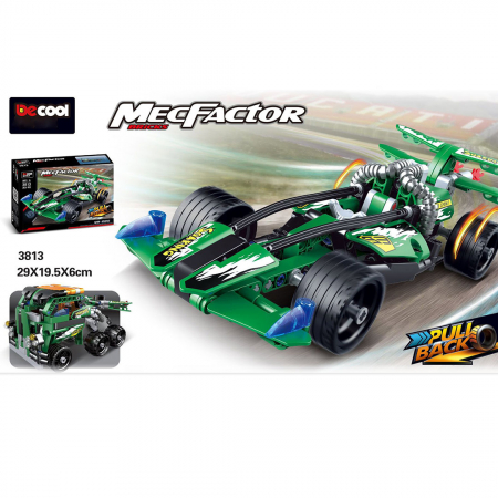 Set Tehnic Constructie, Model 3813, Masina de curse, 303 piese - Decool [0]